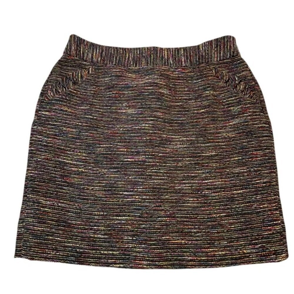LOFT Multicolor Stripe Pencil Skirt Size 12P